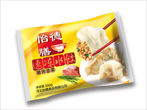 河北怡德食品公司怡德膳水餃包裝袋設(shè)計(jì)