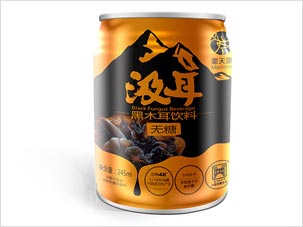 蒙天源公司汲耳黑木耳飲料包裝設計案例