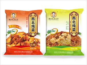 燕北薯業(yè)燉菜食品包裝設(shè)計案例圖片