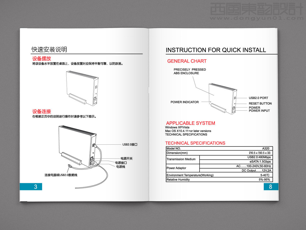 Ithink數(shù)碼電子產(chǎn)品快速入門指南說明書內(nèi)頁設(shè)計