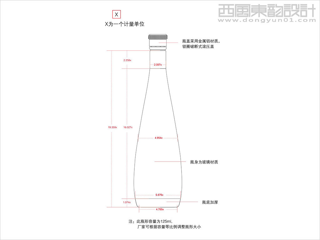 江蘇國色天香油用牡丹科技發(fā)展有限公司南園國色牡丹籽油瓶型設計線稿圖