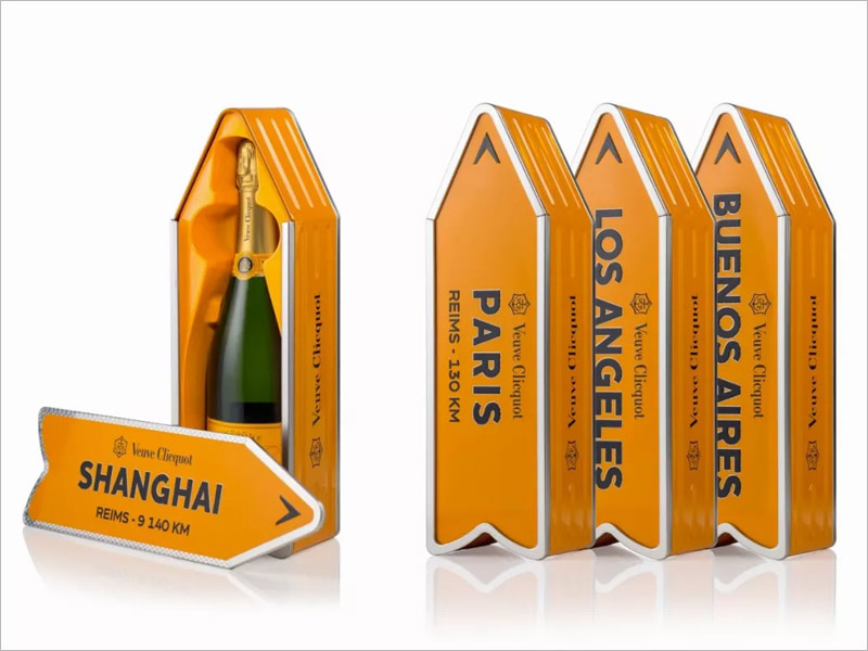 Veuve Clicquot香檳酒包裝設(shè)計(jì)