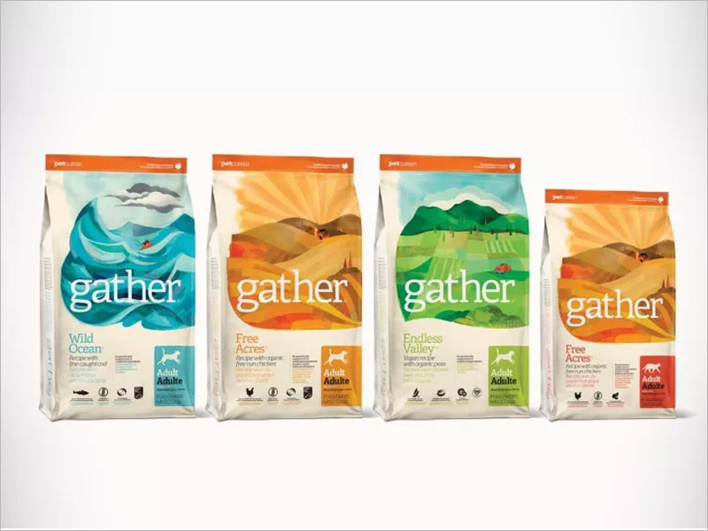 gather 寵物食品包裝設(shè)計(jì)圖片欣賞