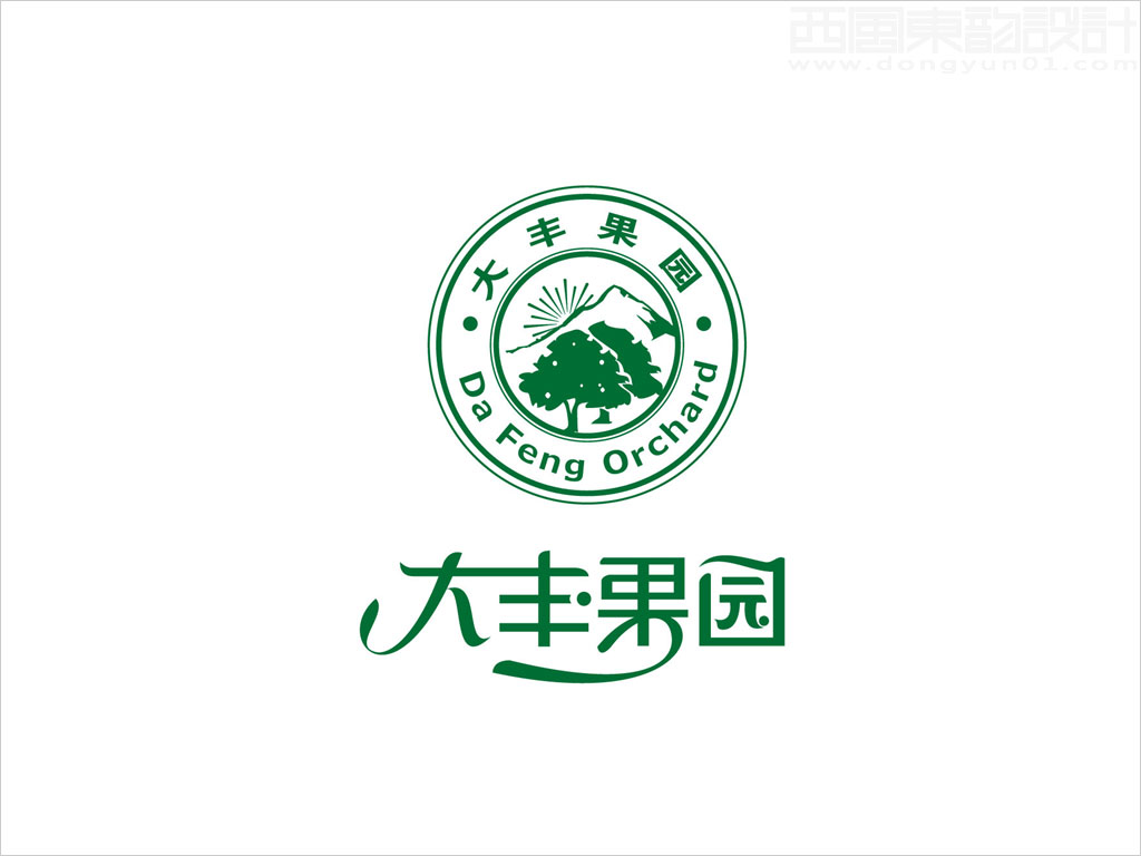 北京鵬力達(dá)食品有限公司大豐果園logo設(shè)計