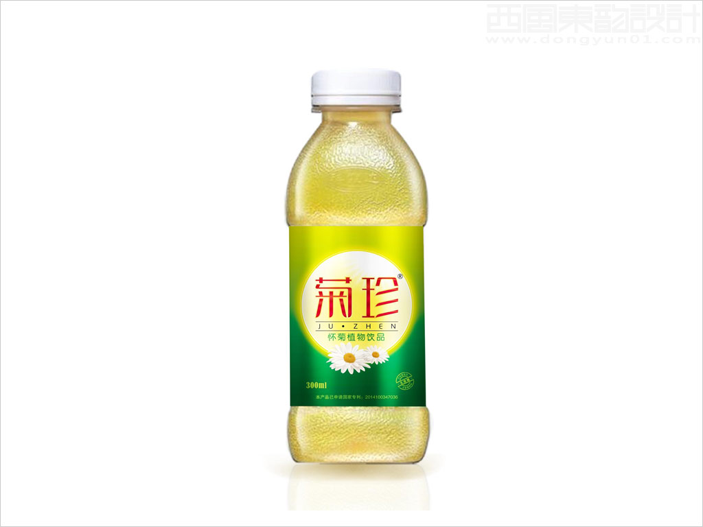 河南科霖達(dá)菊珍飲品股份有限公司菊珍懷菊花植物飲料PET瓶簽包裝設(shè)計