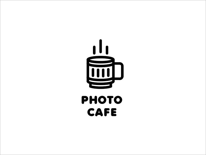 PHOTO CAFE LOGO設(shè)計(jì)