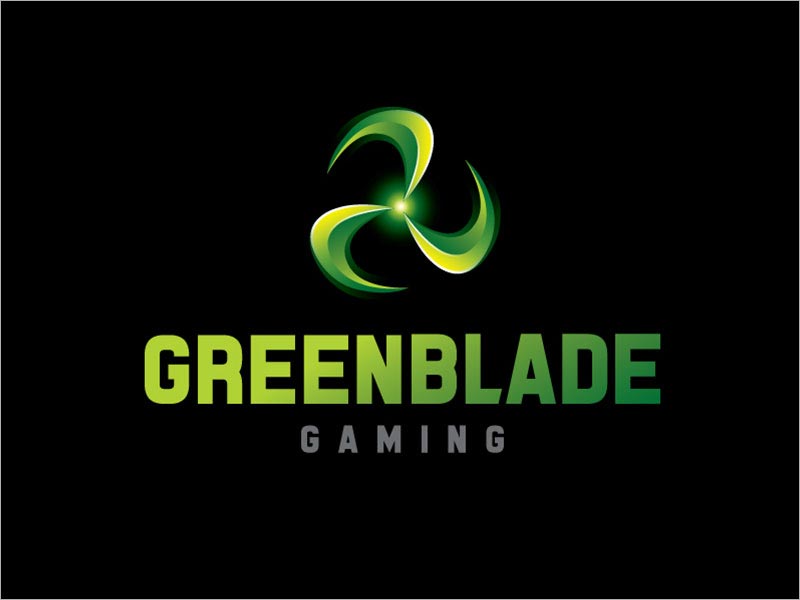 GREENBLADE GAMING LOGO設(shè)計(jì)