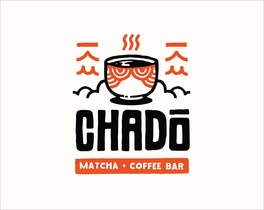 Chado Matcha Coffee Bar logo設(shè)計