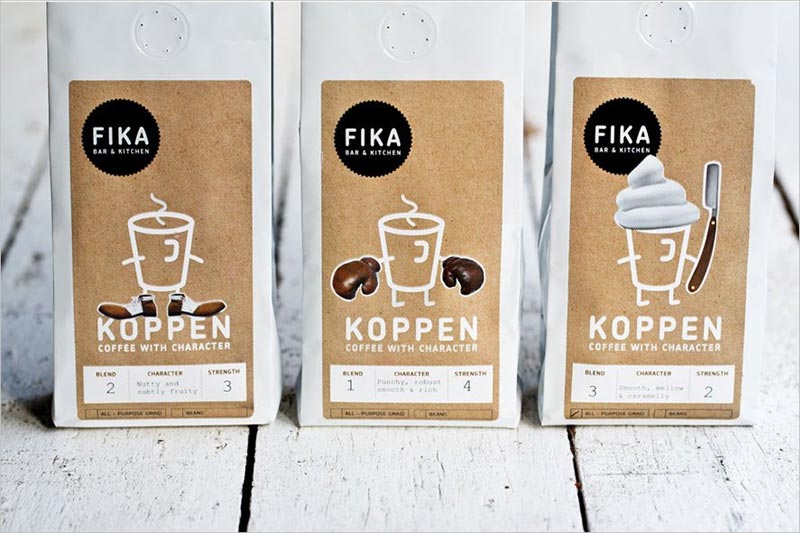 Fika Coffee 咖啡包裝設(shè)計