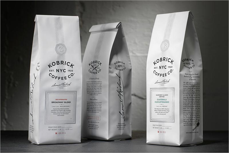 Kobrick Coffee Co 咖啡包裝設(shè)計