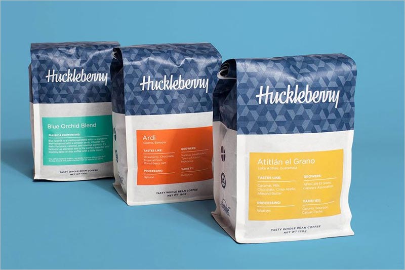 Huckleberry 咖啡包裝設(shè)計