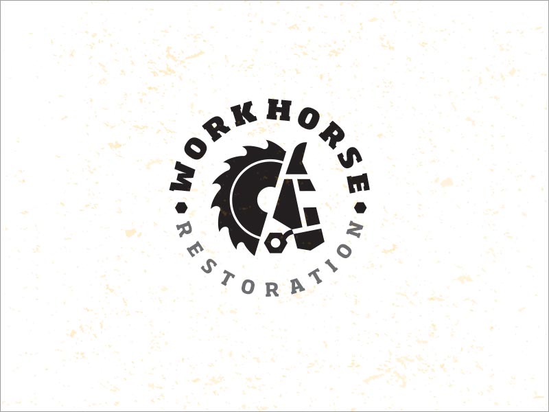 Work Horse Logo設計