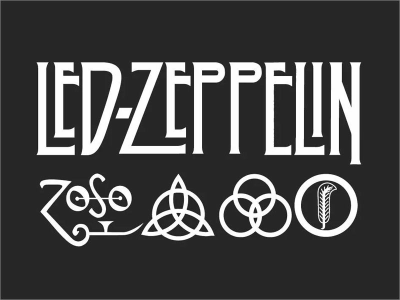 Led Zeppelin 搖滾樂(lè)隊(duì)logo設(shè)計(jì)