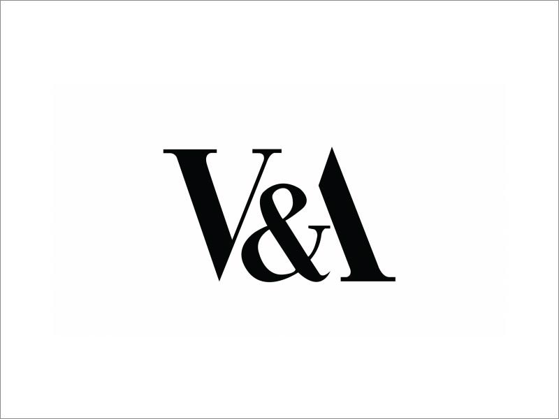 V＆A logo設(shè)計，由Alan Fletcher在1990年設(shè)計，至今仍在使用