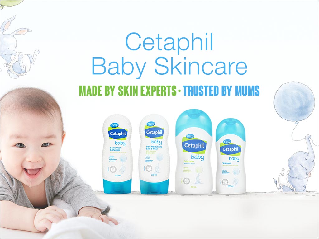 Cetaphil品牌嬰兒護膚品包裝設(shè)計