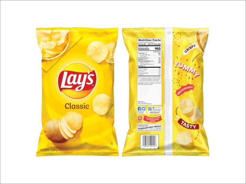 Lay's樂(lè)事薯片休閑食品包裝重新設(shè)計(jì)