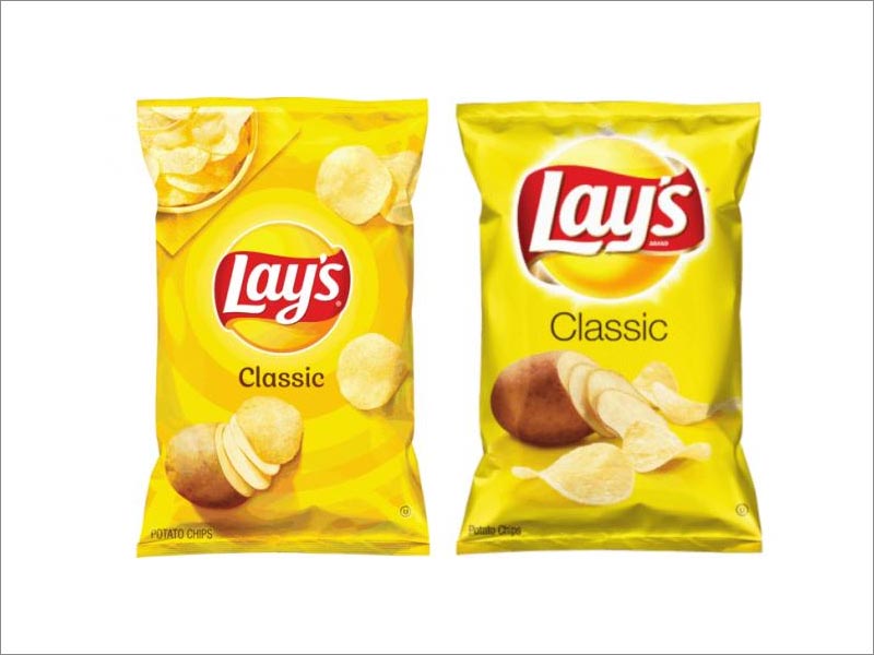 Lay's樂(lè)事薯片休閑食品包裝重新設(shè)計(jì)增加社交媒體友好度