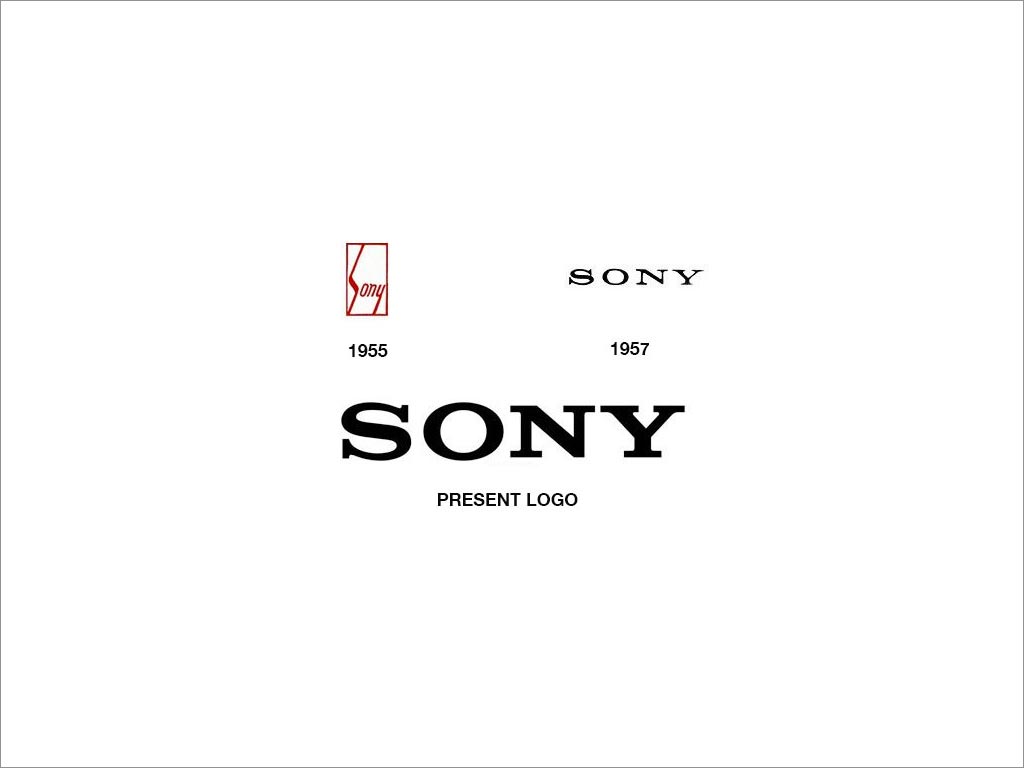 SONY logo設(shè)計(jì)及其演變過程