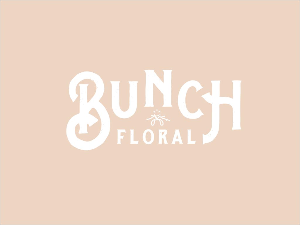 Bunch Floral花店品牌logo設計