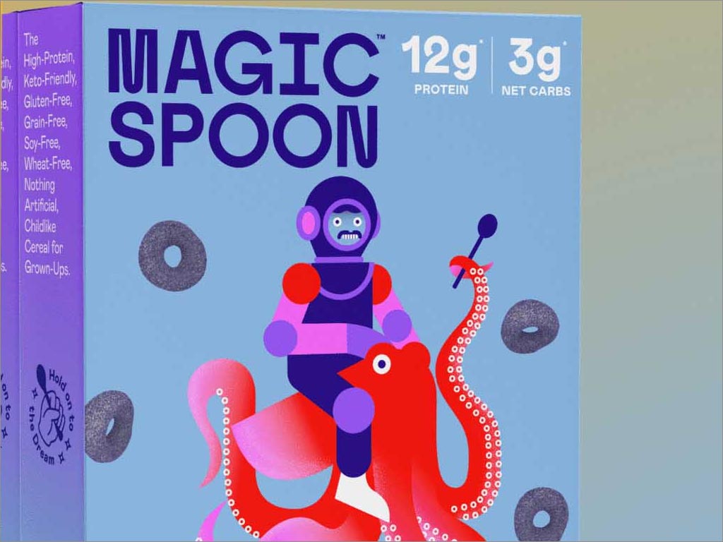 Magic Spoon兒童谷物食品包裝設(shè)計