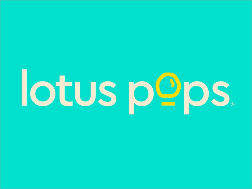 Lotus Pops休閑零食logo設(shè)計