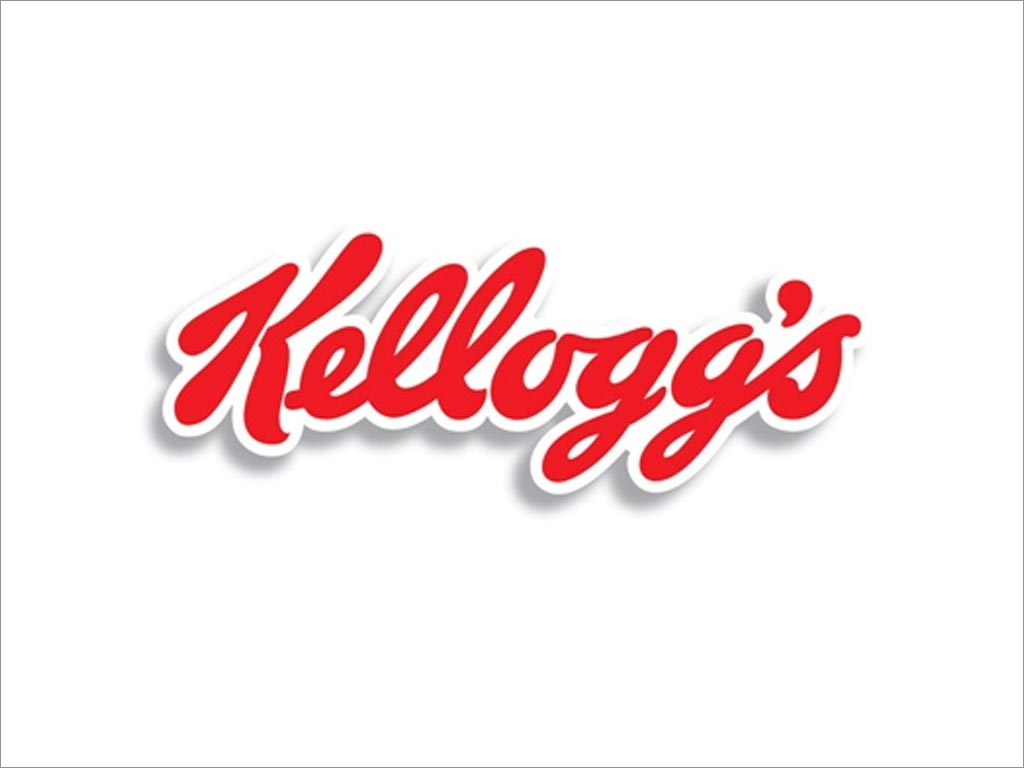 Kellogg's兒童谷物麥片糊食品logo設計