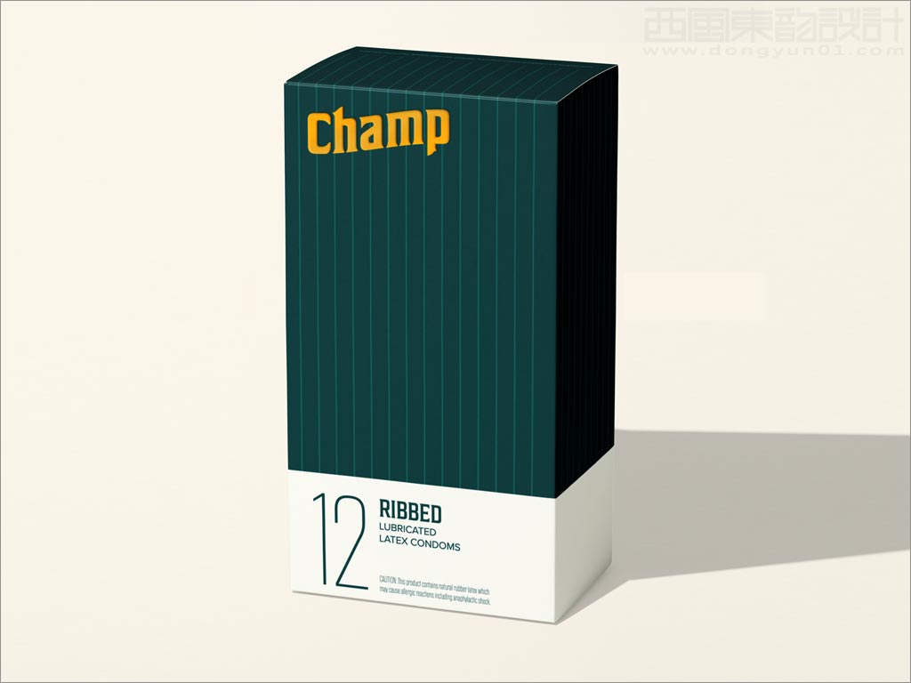 美國Champ避孕套包裝盒兩性健康用品包裝設(shè)計(jì)