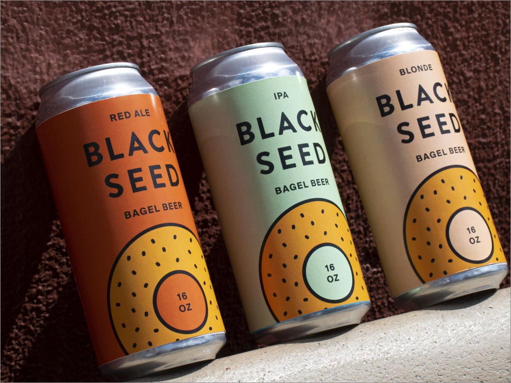 美國Black Seed Bagel飲料包裝設(shè)計