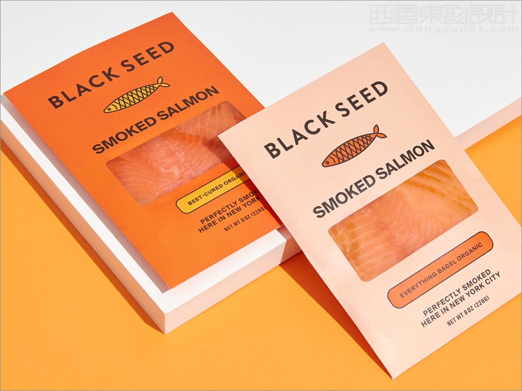 美國Black Seed Bagel三文魚包裝袋設(shè)計