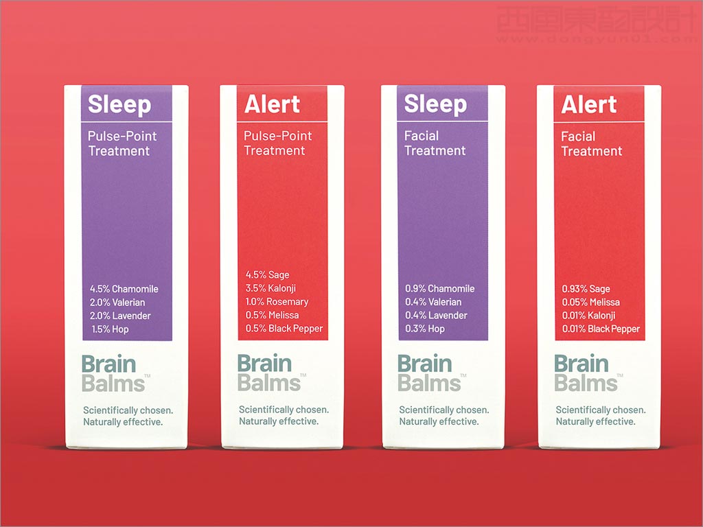 英國BrainBalms精油包裝盒設(shè)計(jì)