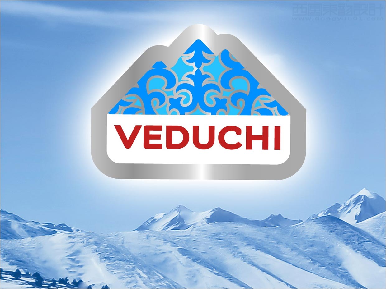 俄羅斯VEDUCHI礦泉水標志設(shè)計