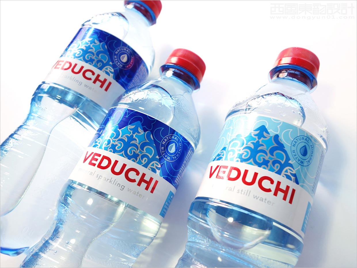 俄羅斯VEDUCHI礦泉水標簽包裝設(shè)計