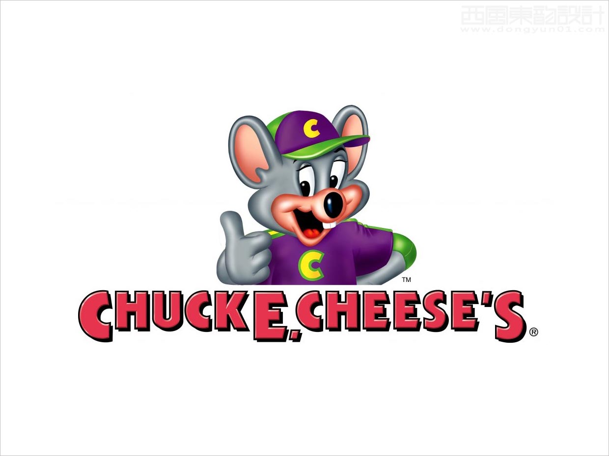 Chuck E. Cheese奶酪吉祥物卡通形象設計