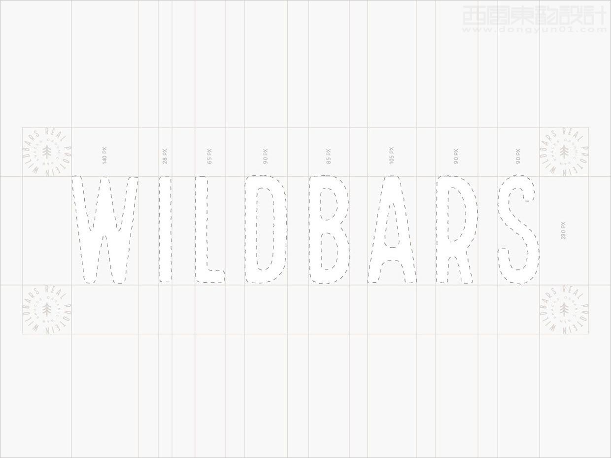 Wildbars蛋白質代餐棒品牌logo字體設計