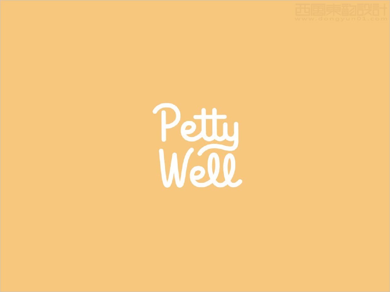 法國Petty Well寵物狗糧食品logo設(shè)計