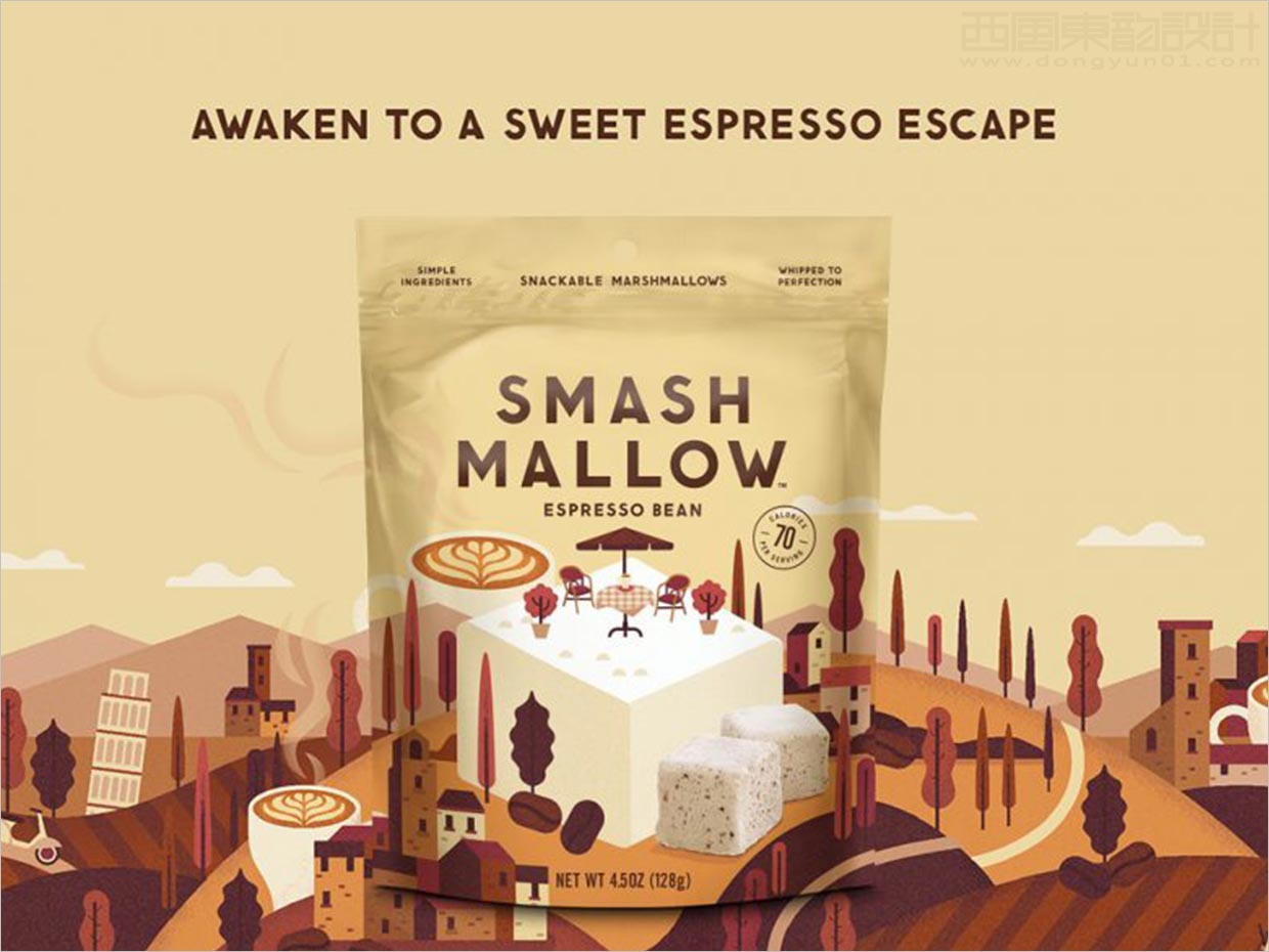 英國Smashmallow棉花糖休閑食品包裝設計