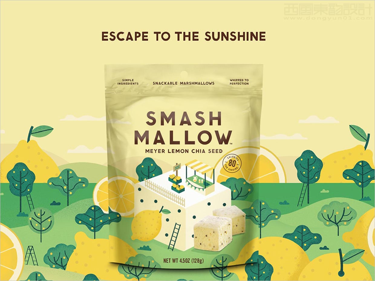 英國Smashmallow棉花糖休閑食品包裝設計