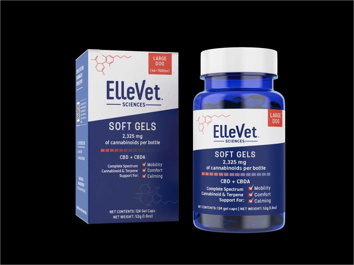 美國ElleVet Sciences寵物貓狗藥品包裝設(shè)計