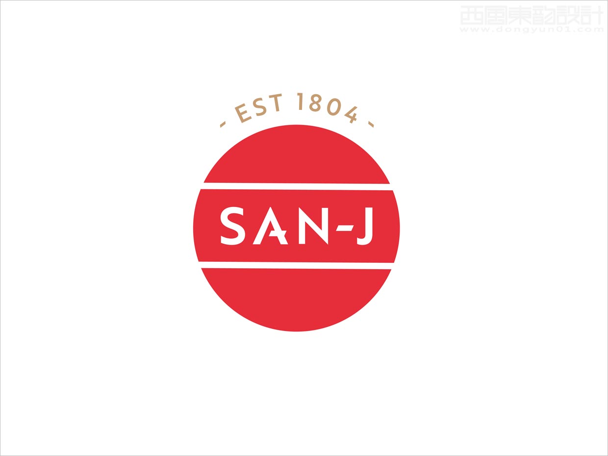 日本San-J醬油調(diào)味品品牌logo設(shè)計(jì)