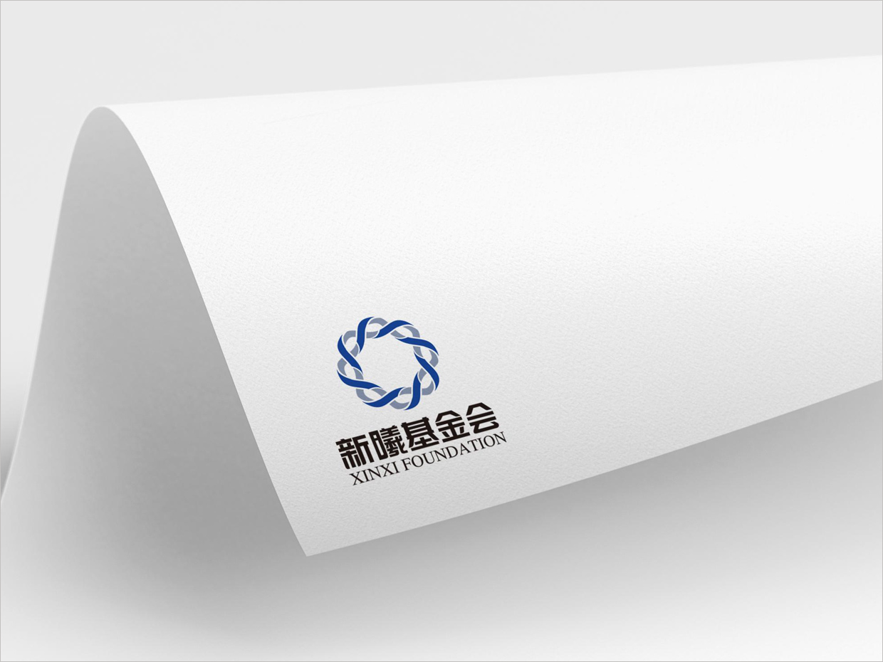 北京新曦顛覆性技術創(chuàng)新基金會logo設計應用效果